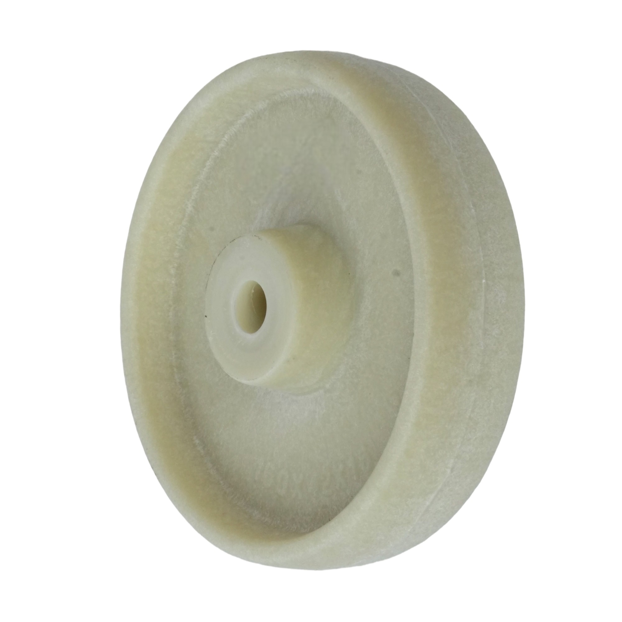 160х42х20 -HT Колеса для колбасных рам, тележек для фарша - чебурашек (полиамид, до 170°С), белые