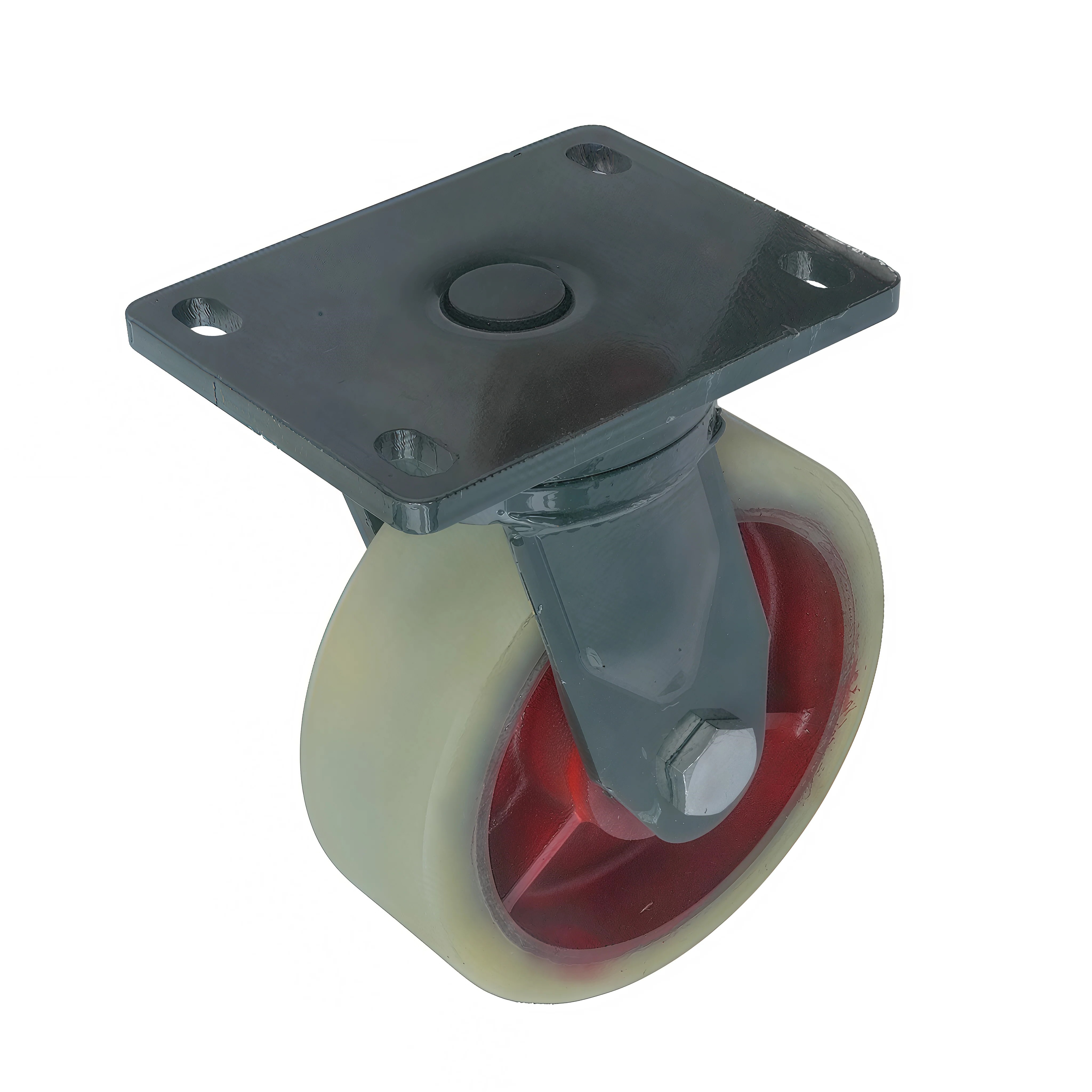 SHdn80 - Сверхбольшегрузное нейлоновое  колесо 200 мм, 2000 кг (поворотн., двойной шарикоподш.)