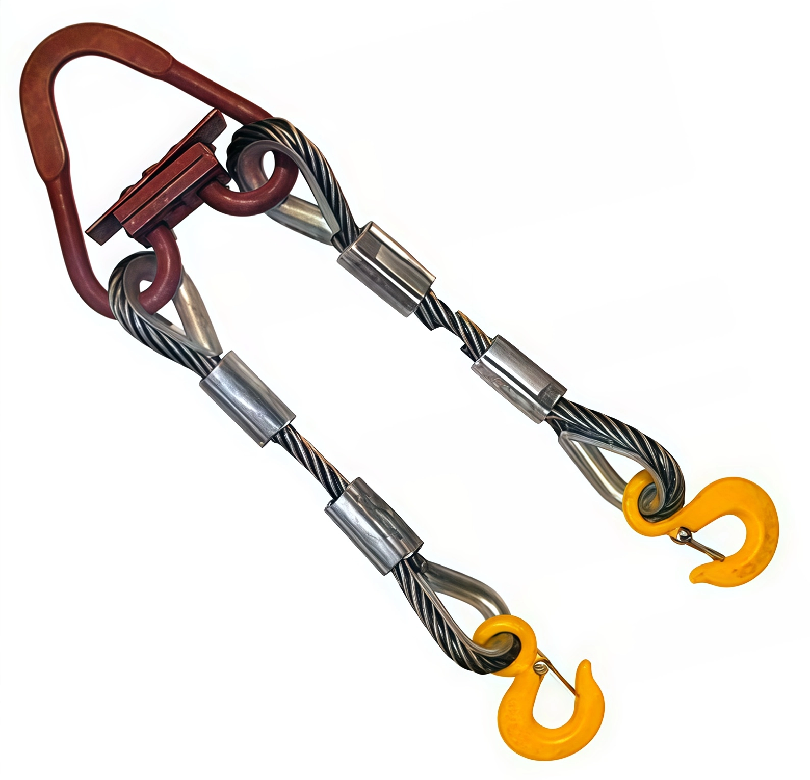 Строп канатный двухветвевой 2СК-6.3т 8м (опрессовка)