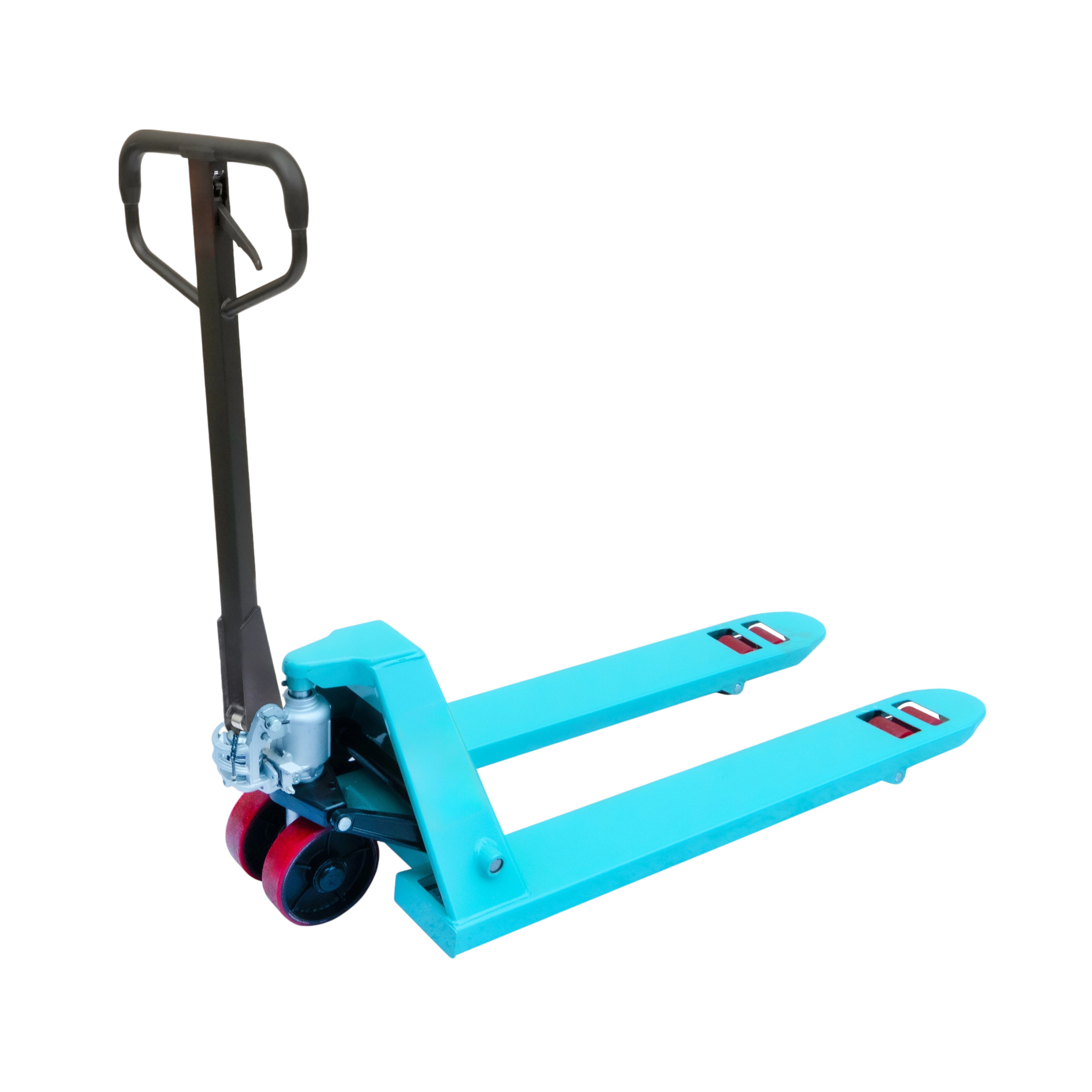 Тележка гидравлическая DF 25, г/п 2500 кг, вилы 1150x550 мм, полиуретановые колеса 180 мм