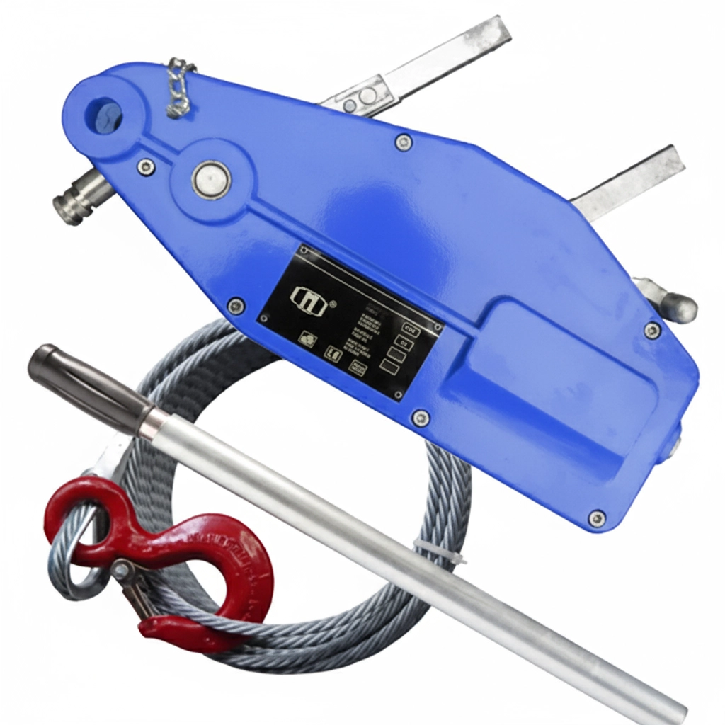 Лебедка ручная рычажная тросовая МТМ 1,6т 20м